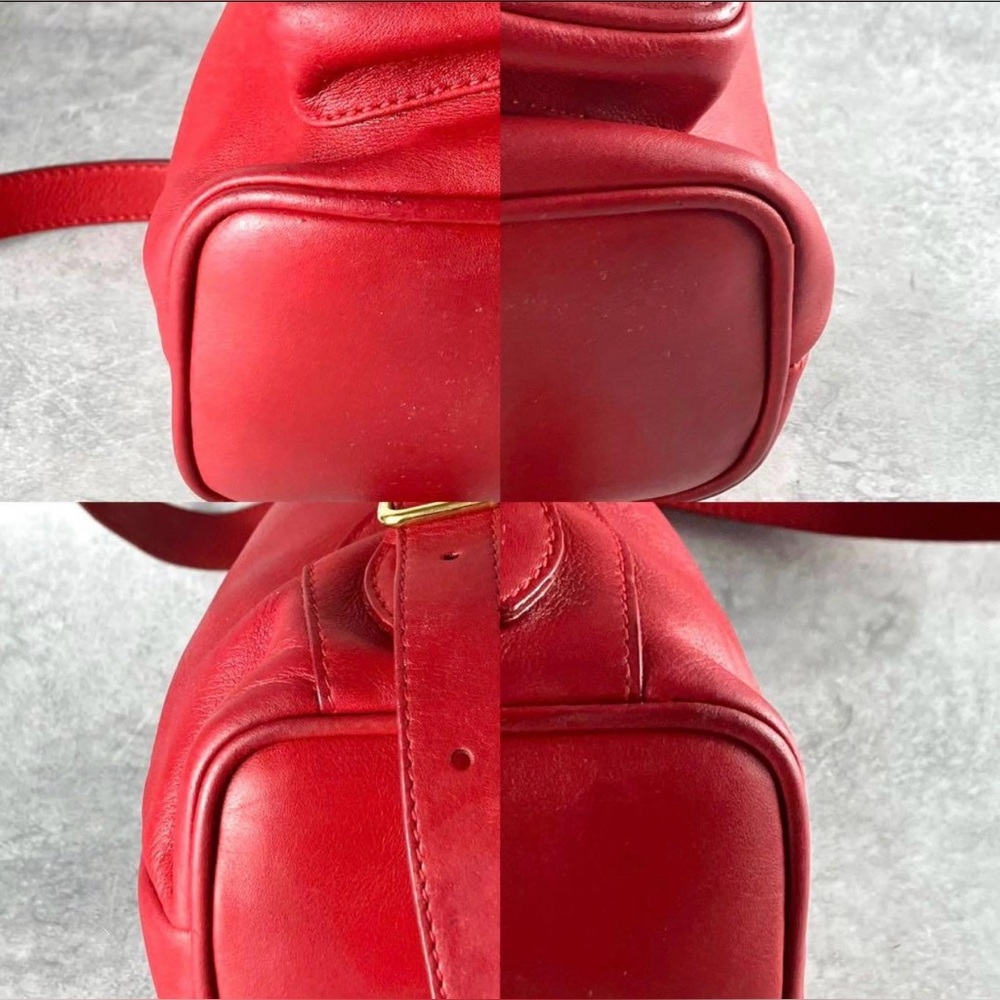 Gucci Red Leather Backpack - Picture 9 of 11
